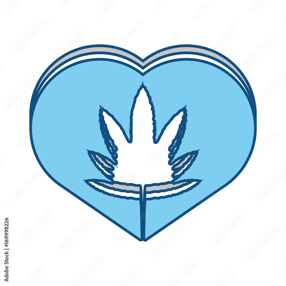 heart with plant icon over white background colorful design vector illustration heart with plant icon over white background colorful design vector illustration