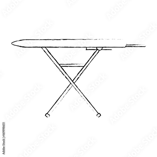 ironing board isolated icon vector illustration design