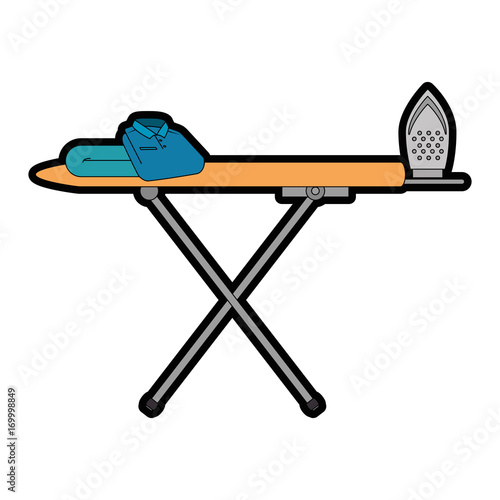 ironing board isolated icon vector illustration design