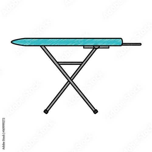 ironing board isolated icon vector illustration design