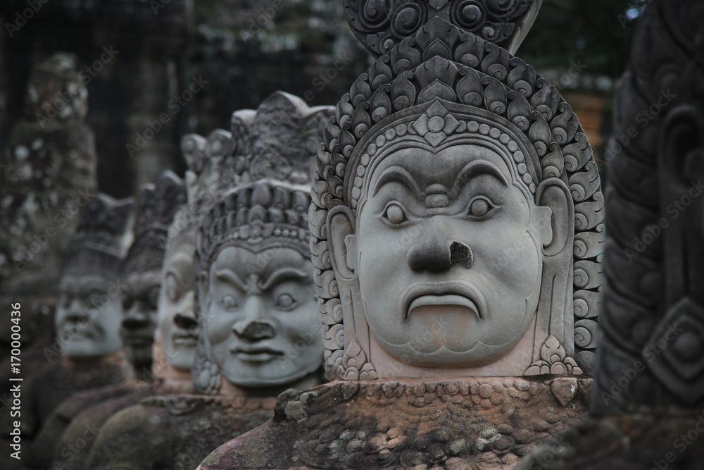 Angkor Statues
