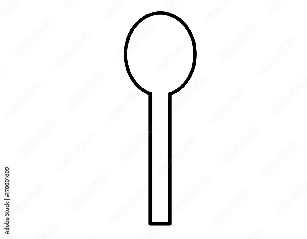 スプーン(線画) スプーン(線画)