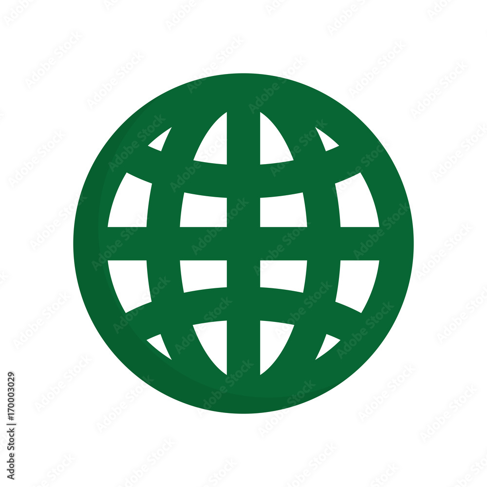 global sphere icon over white background vector illustration global sphere icon over white background vector illustration