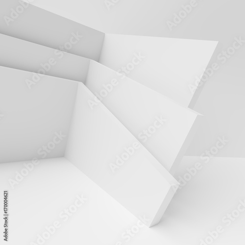 3d White Geometric Design