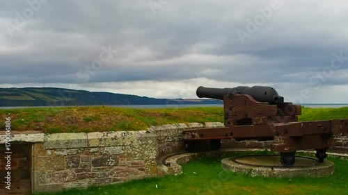 cannon on Fort George's walls photo