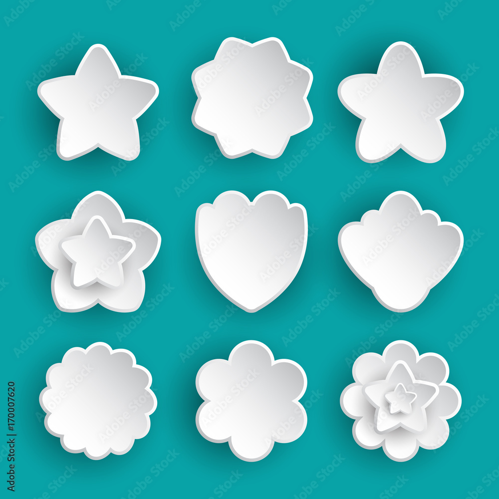 Flower icon set Flower icon set