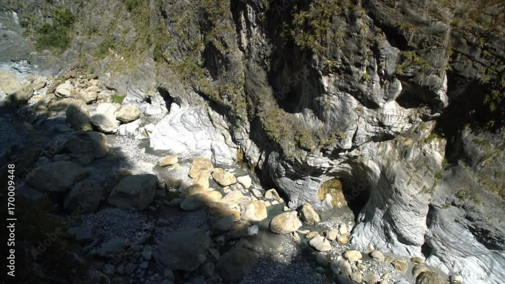 4K video of the steep and beautiful landscape of Swallow Grotto, Taroko National Park, Hualien, Taiwan 4K video of the steep and beautiful landscape of Swallow Grotto, Taroko National Park, Hualien, Taiwan