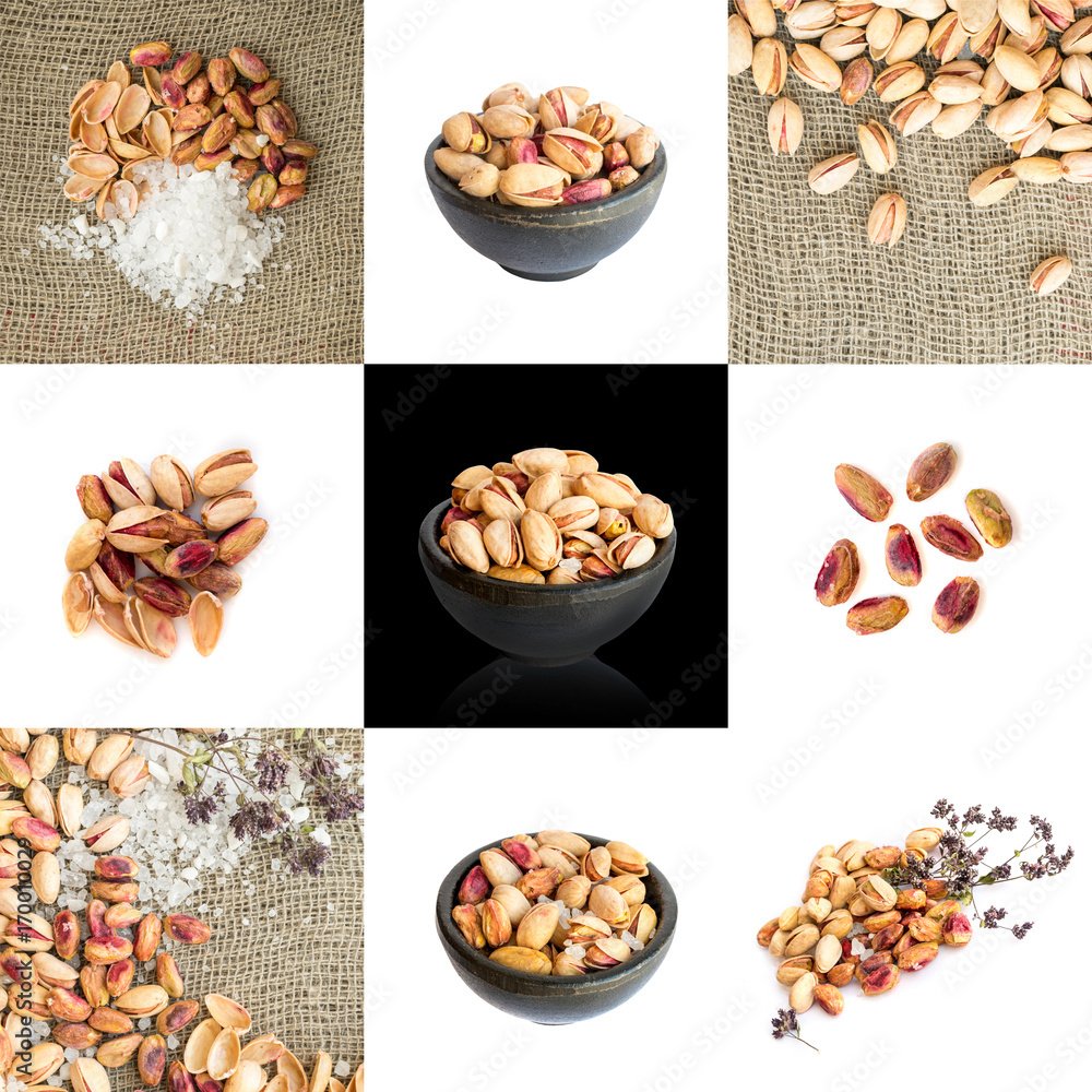 Inshell Pistachios and Peeled Pistachios Inshell Pistachios and Peeled Pistachios