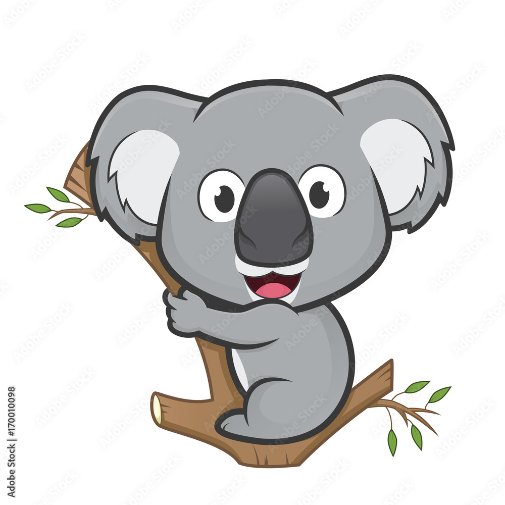 Obraz premium Koala na drzewie