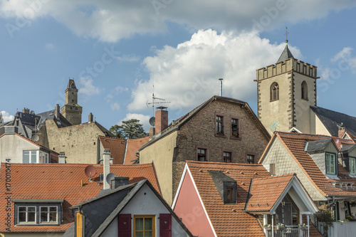 view to old town of Kronberg