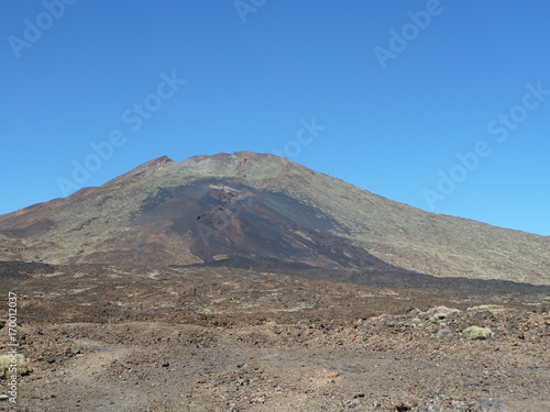 El Teide with solidified black lava