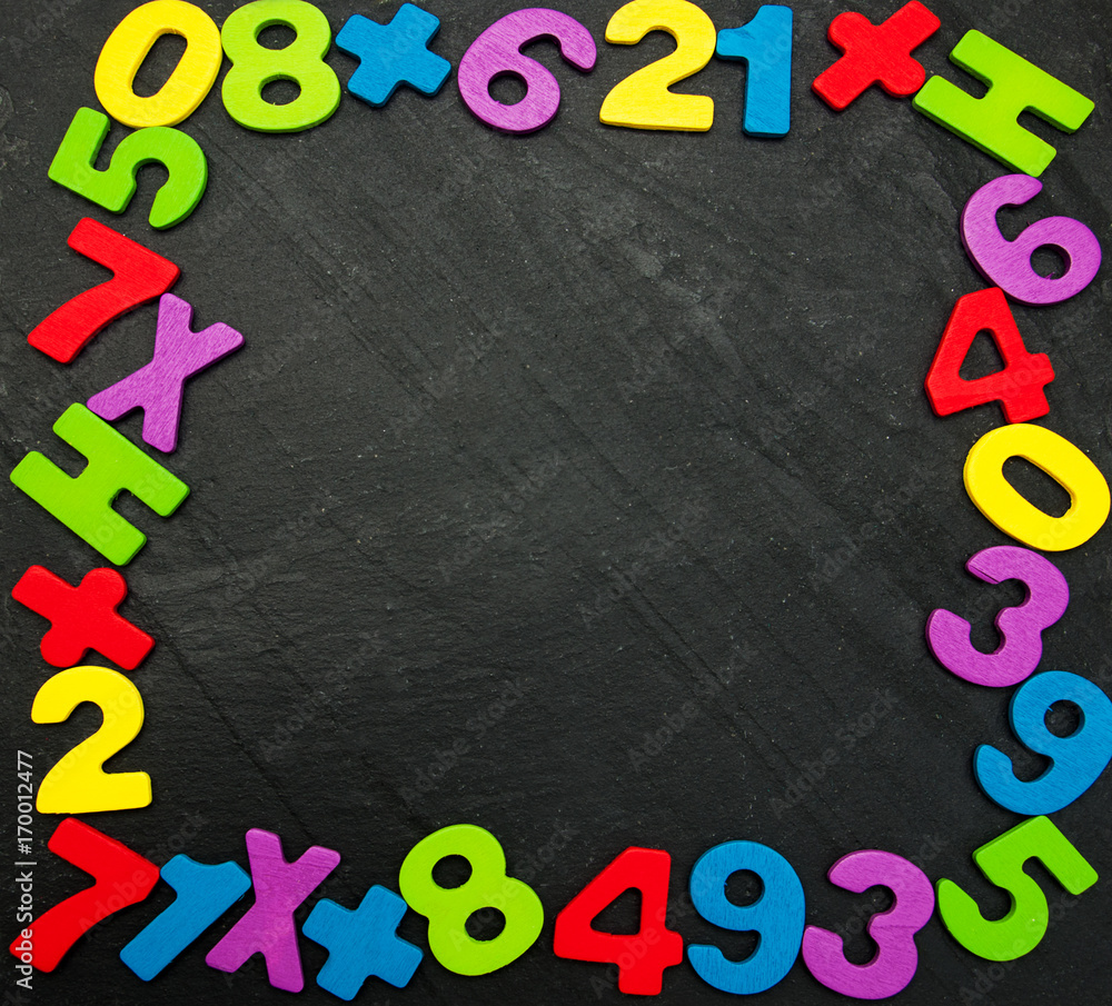 colorful wooden numbers colorful wooden numbers