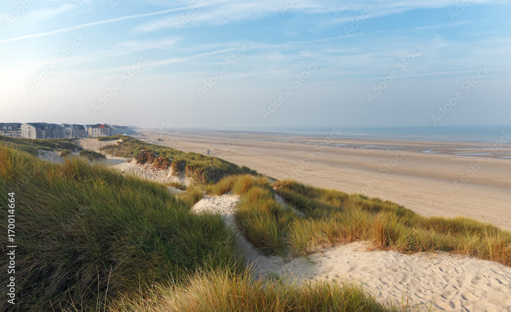 Fort Mahon beach and sand dunes
