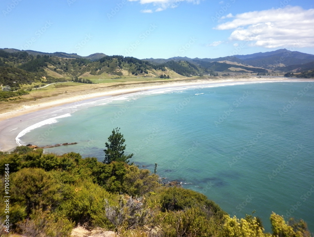 New Chum Beach, Coromandel, New Zealand, which has been voted as one of the world's top 10 beaches