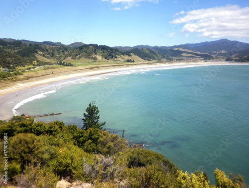 New Chum Beach, Coromandel, New Zealand, which has been voted as one of the world's top 10 beaches