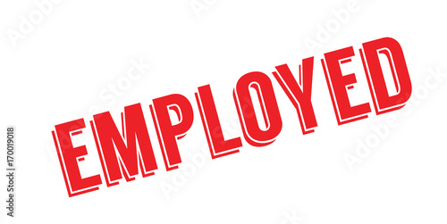 Employed rubber stamp. Grunge design with dust scratches. Effects can be easily removed for a clean, crisp look. Color is easily changed.