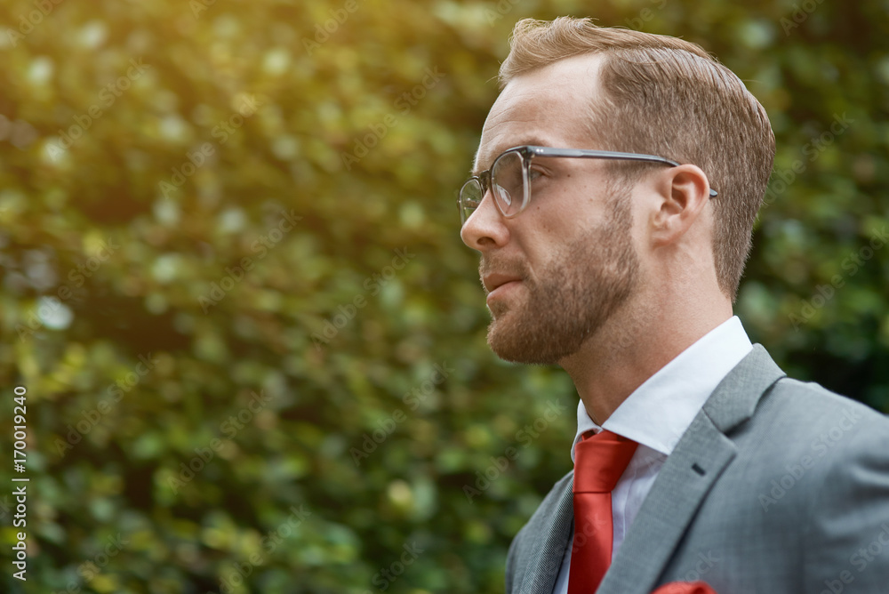 Portrait of young successful businessman Portrait of young successful businessman