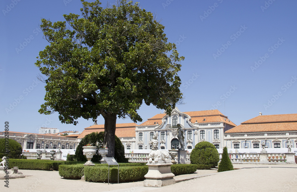 The castle of Queluz in Portugal.