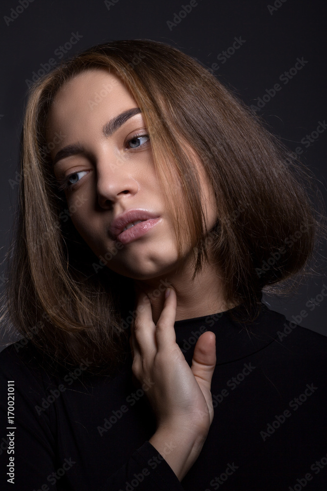 A classic portrait teenage girl. A classic portrait teenage girl.