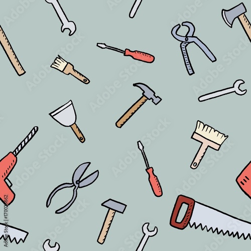 Cartoon tools background