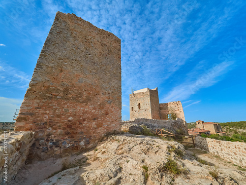 Castillo del Pueblo de Calatañazor, Provincia de Soria, España photo