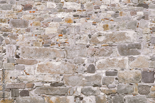 Seamless castle stone wall