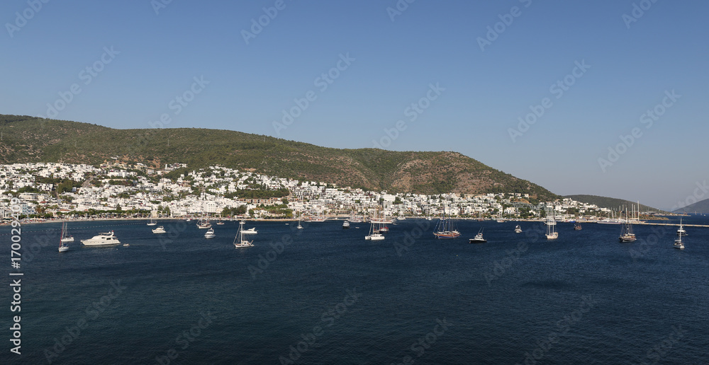 Bodrum Town in Aegean Coast of Turkey