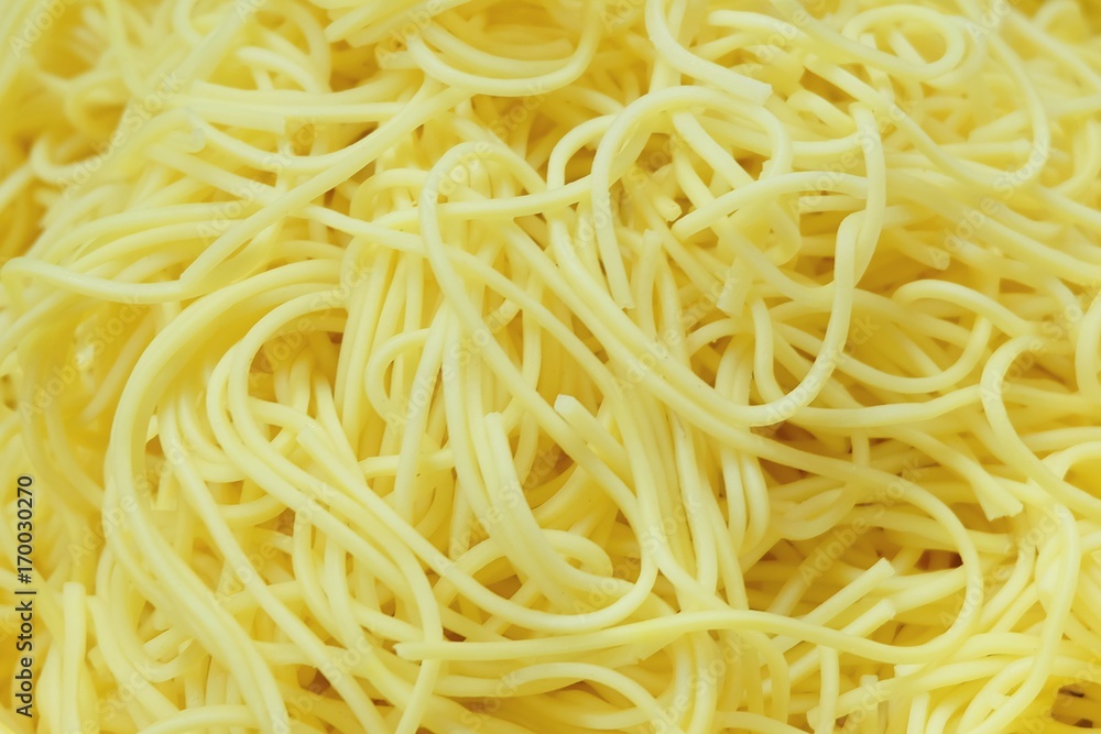 Cooked Yellow Egg Noodles for Asian Cooking Cooked Yellow Egg Noodles for Asian Cooking