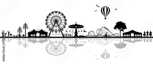 Silhouette Volksfest