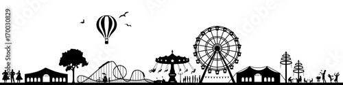Silhouette Volksfest