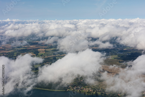 aerial view above the clouds © mariusz szczygieł