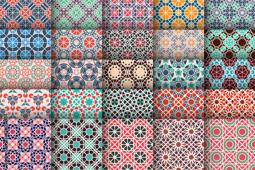 Vector Set of Geometric Patterns