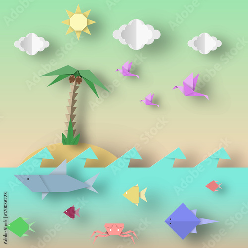 Origami Style Crafted out o...