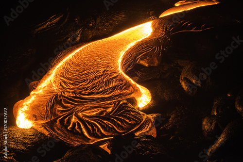 Slika na platnu Lava Flow on Kilauea