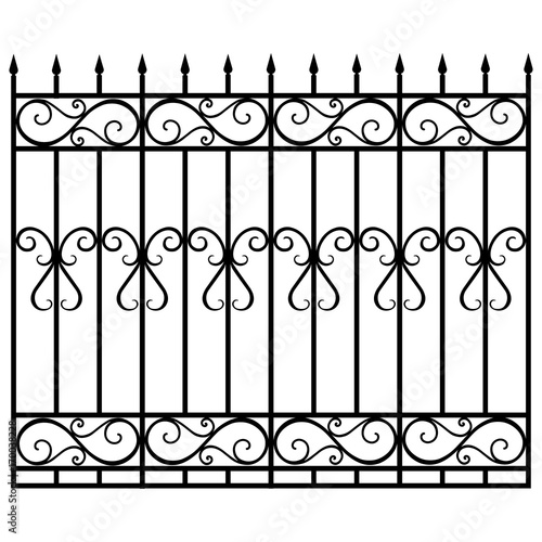 Fence gate vector