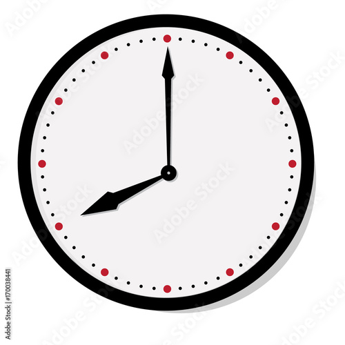 Wall clock vector
