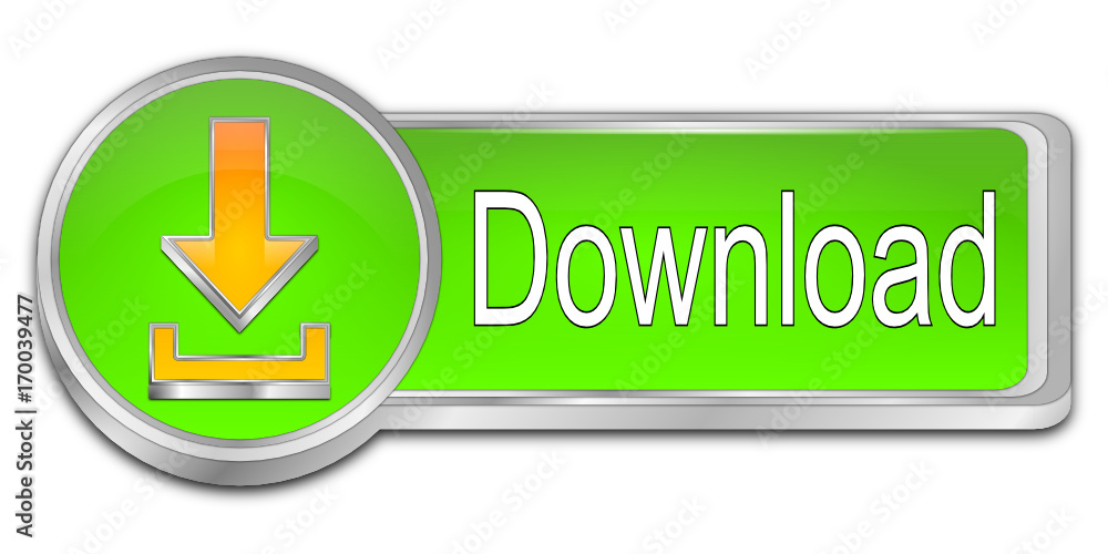 Download button - 3D illustration Download button - 3D illustration