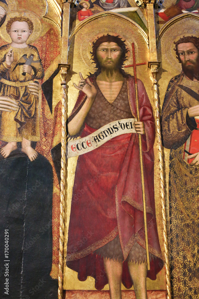 Siena Baptistery - Polyptich of St John the Baptist