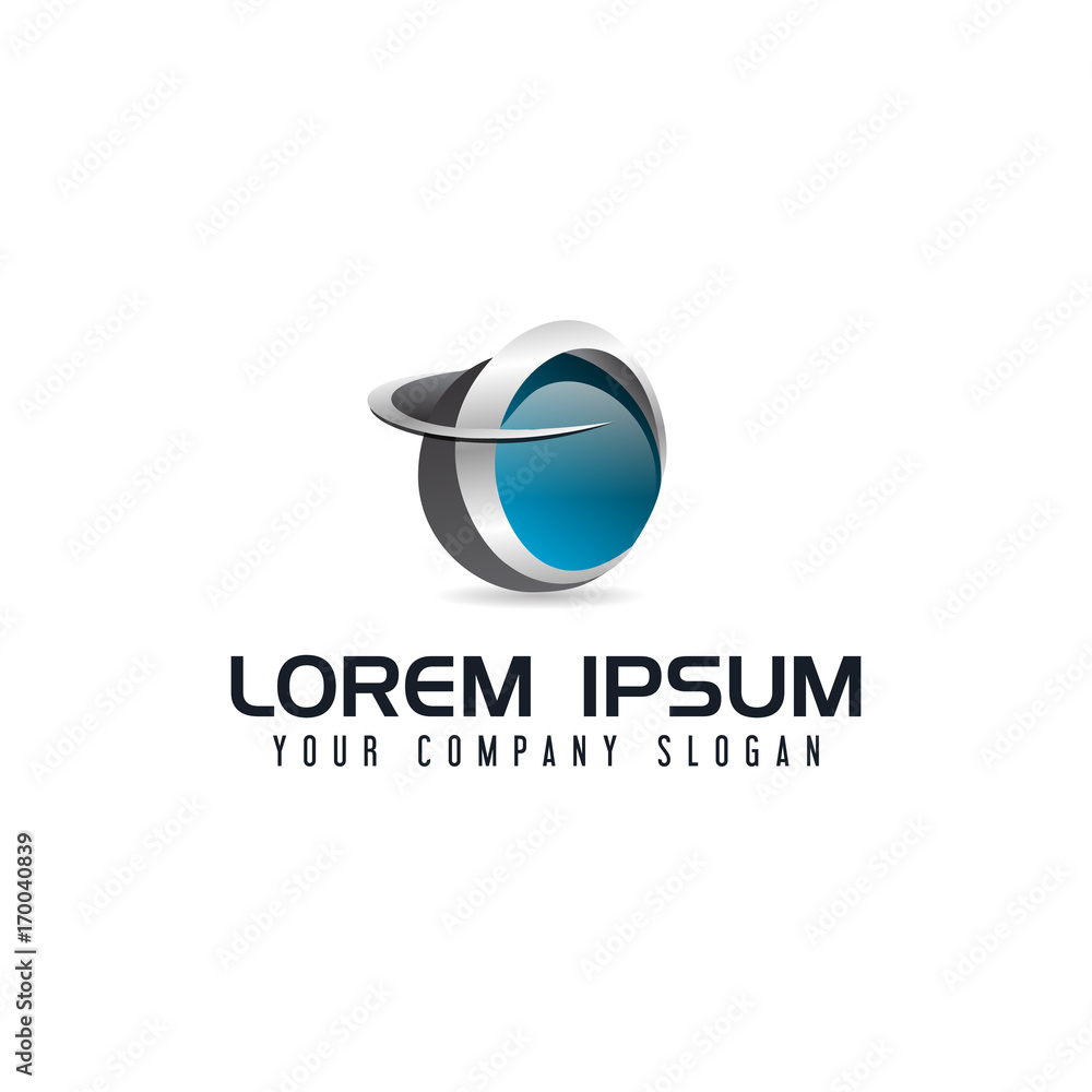 abstract global Technology logo design concept template abstract global Technology logo design concept template