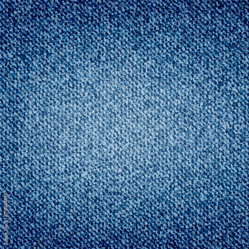 Light blue jeans texture. Denim background. Pattern for wallpaper and flyers. Jeans denim fabric background. Vector.