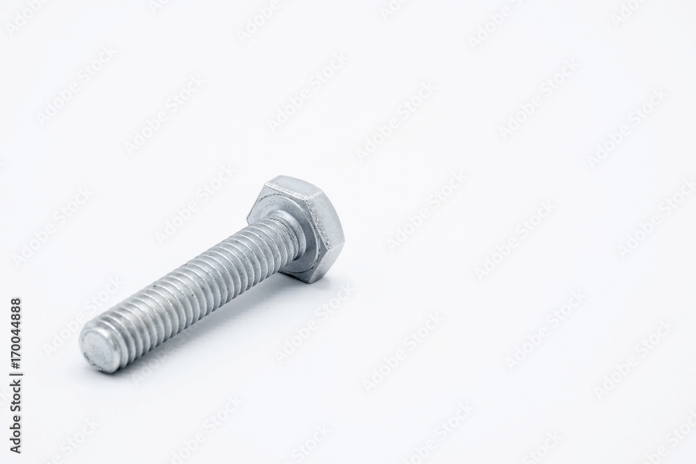 nuts and bolts isolated on white background nuts and bolts isolated on white background