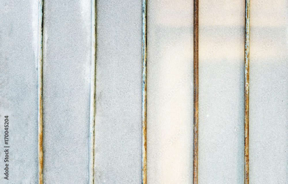 Fototapeta premium Rusted galvanized iron plate and background photo