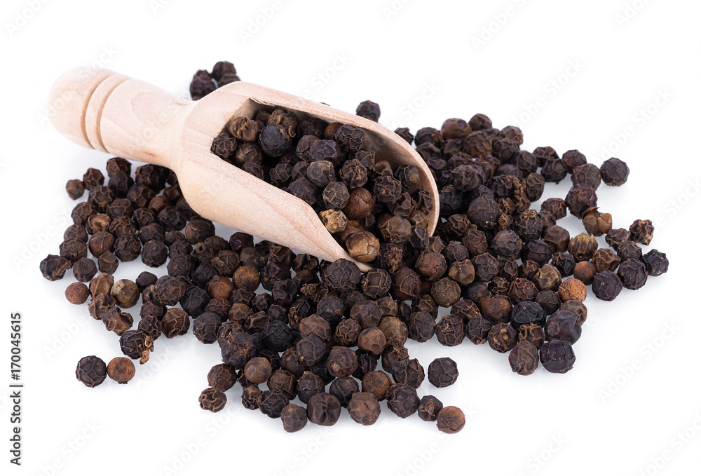 pepper corn on white background pepper corn on white background