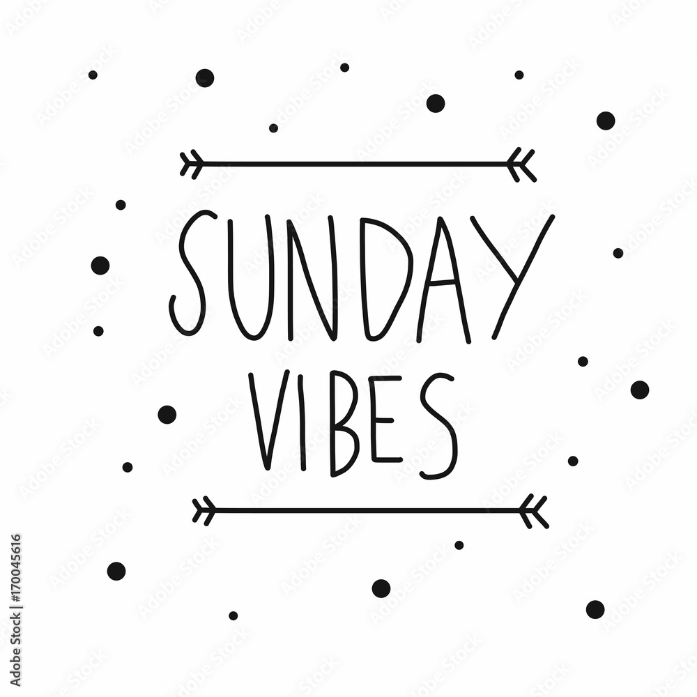 Sunday Vibes Lettering on Behance
