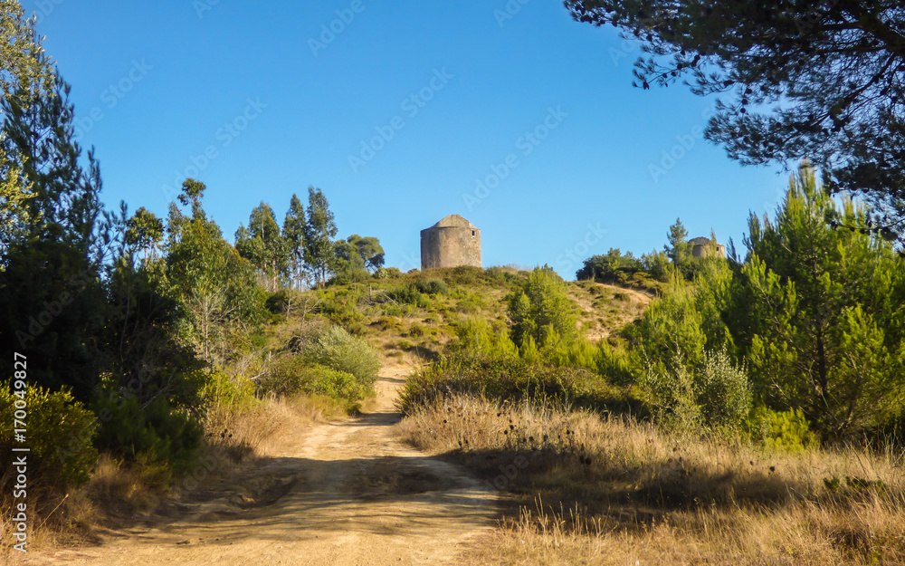 Old silo in the dry Portuguese summer (Belas, Portugal) Old silo in the dry Portuguese summer (Belas, Portugal)