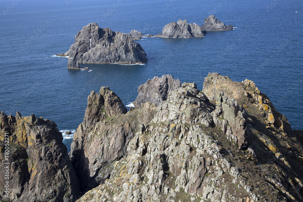 Rocks at Ortegal Cape, Vixia Herbeira Cliffs; Ortigueira; Galicia