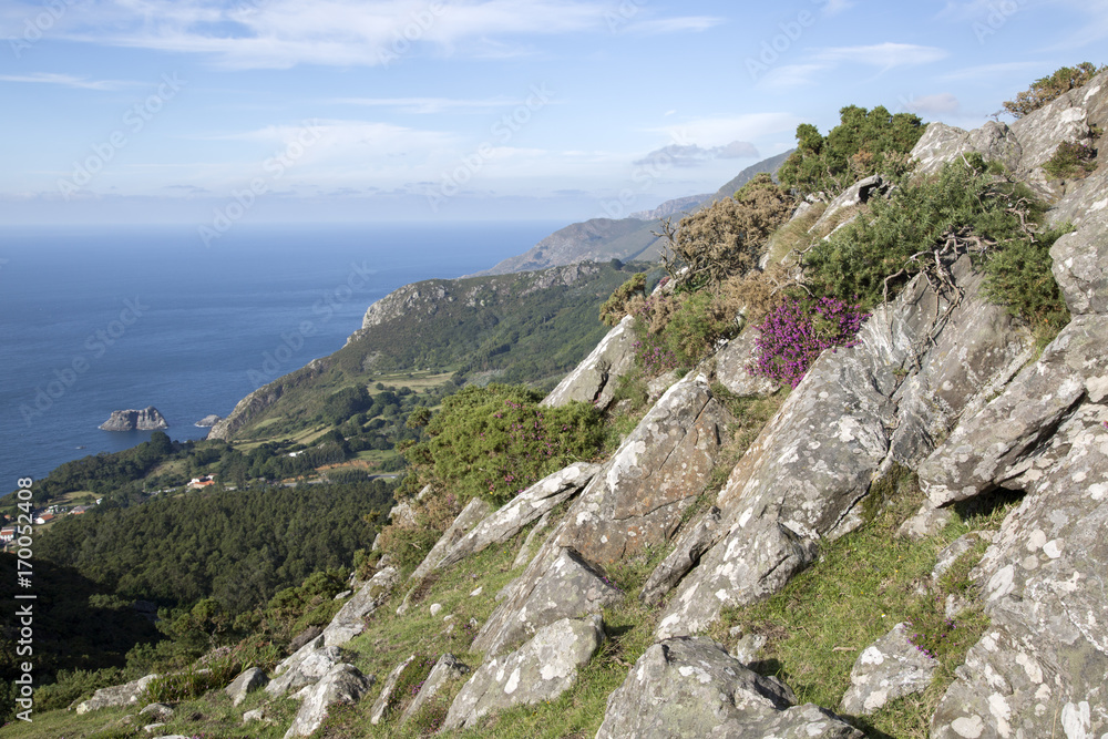 Rocks at Viewpoint; Teixido Village; Galicia