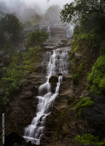 High Cascading Waterfall