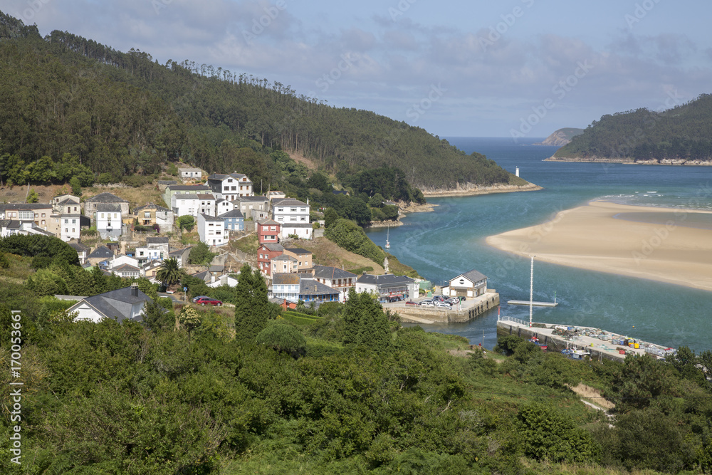 Barqueiro Village and Beach; Galicia