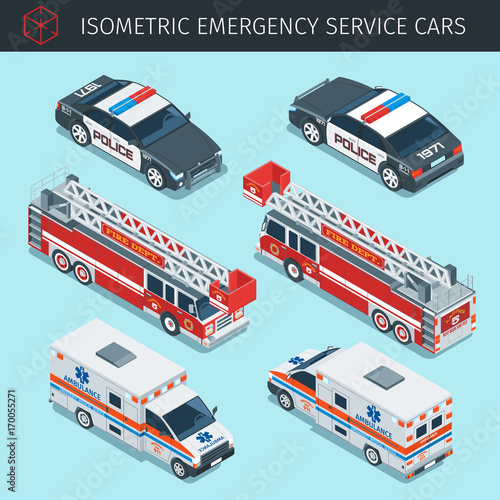 emergency service cars
